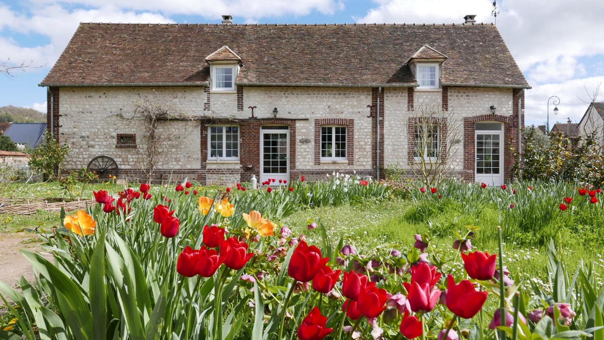 Les Jardins De Felicie Villa Poses Exteriör bild
